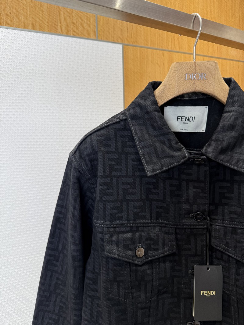 Fendi All-Over Print Denim Jacket 3