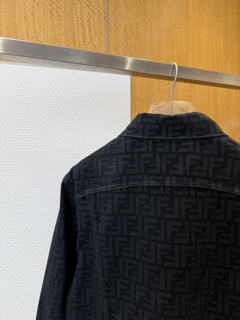 Fendi All-Over Print Denim Jacket 7