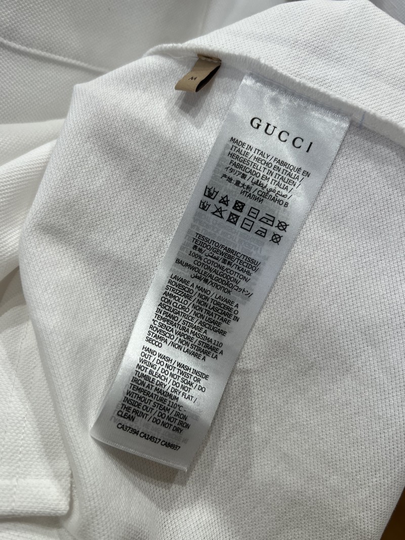 Gucci Branded Label Pocket Trim Short-Sleeve Polo Shirt 1 8
