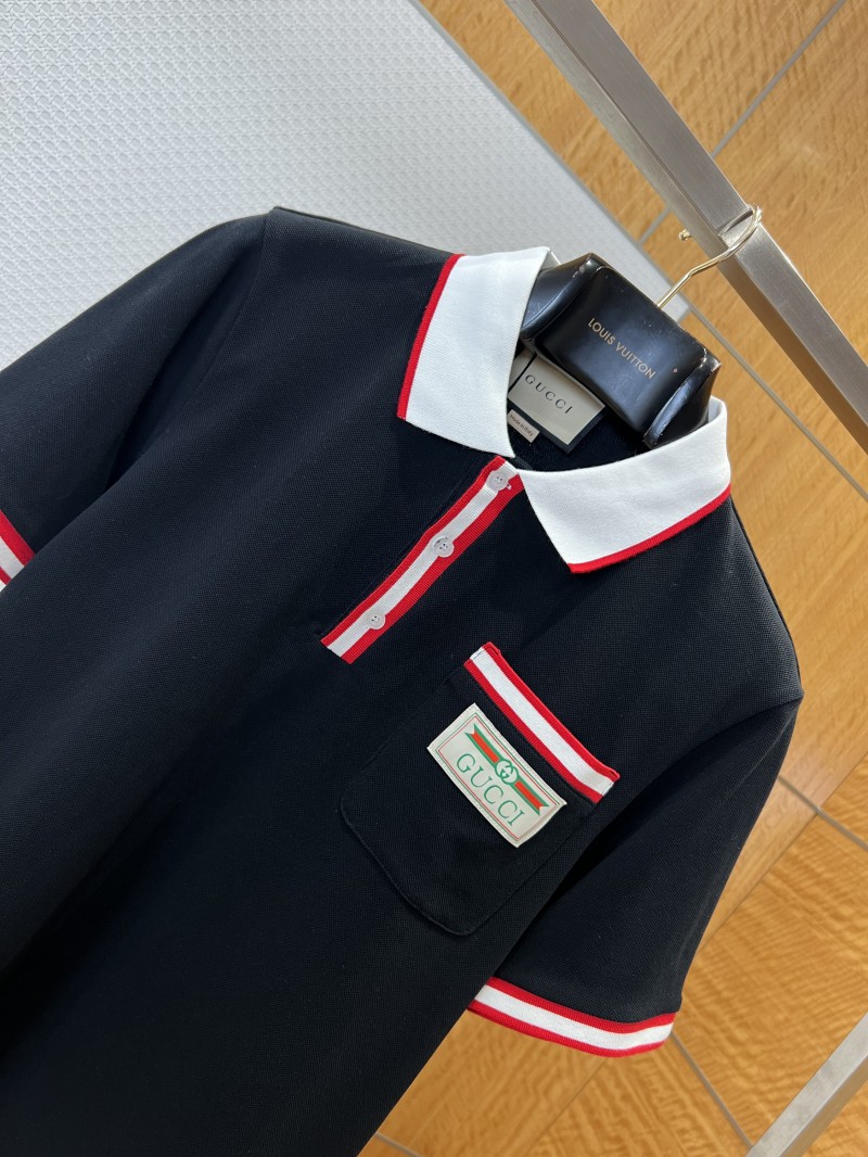 Gucci Branded Label Pocket Trim Short-Sleeve Polo Shirt 2 2