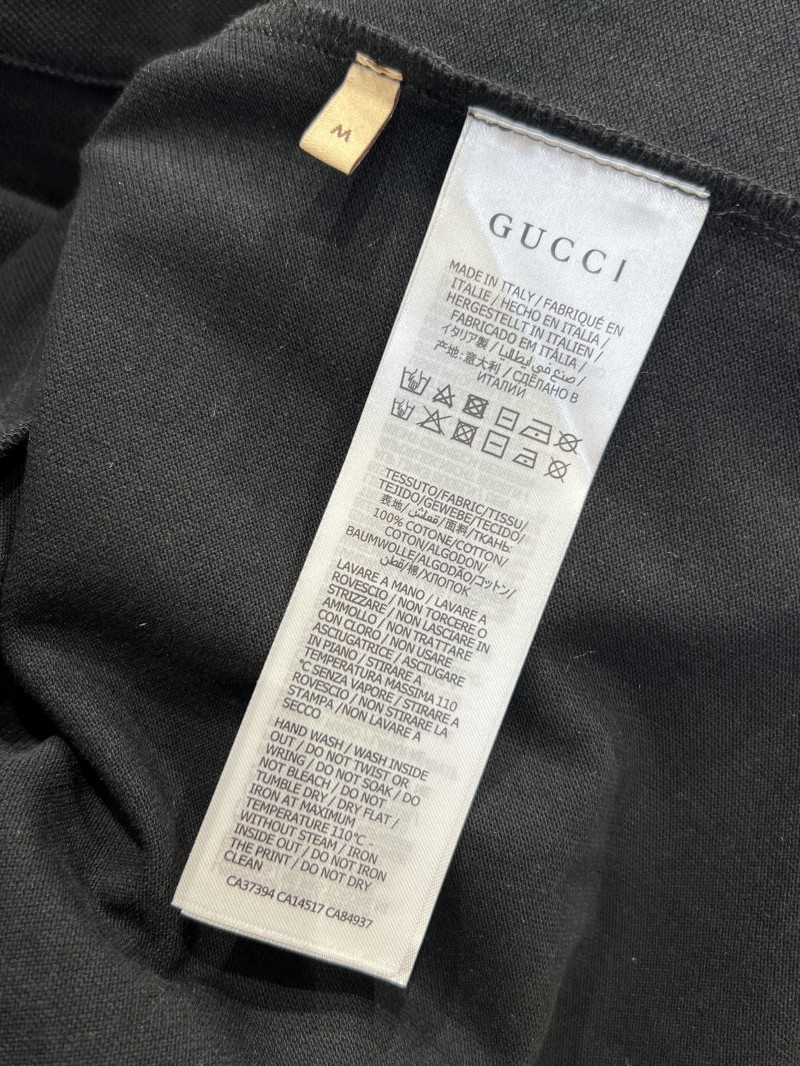 Gucci Branded Label Pocket Trim Short-Sleeve Polo Shirt 2 8