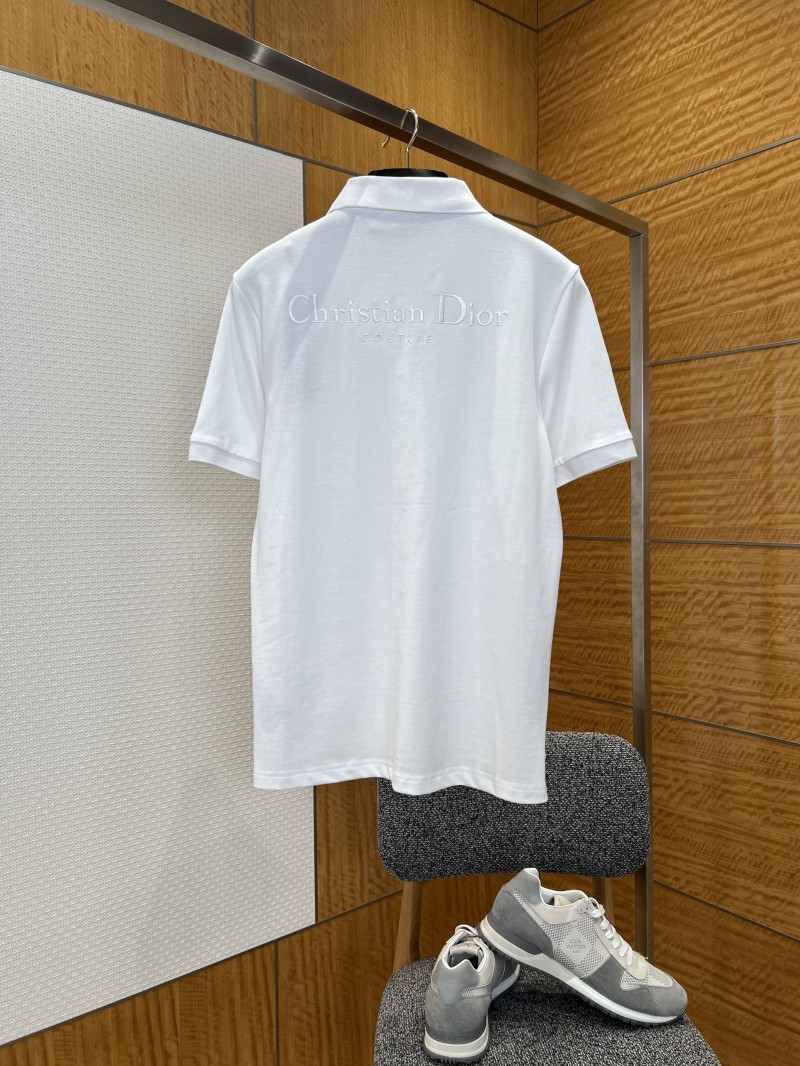 Dior Embroidered Logo Short-Sleeve Polo Shirt 1 1