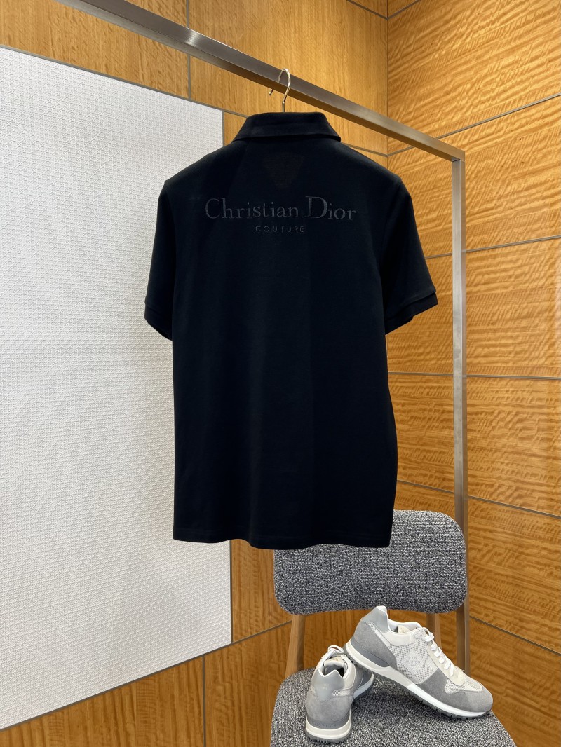 Dior Embroidered Logo Short-Sleeve Polo Shirt 2 1