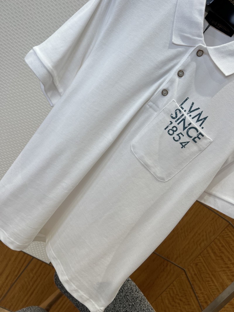 LV Pocket-Print Short-Sleeve Polo Shirt 1 3