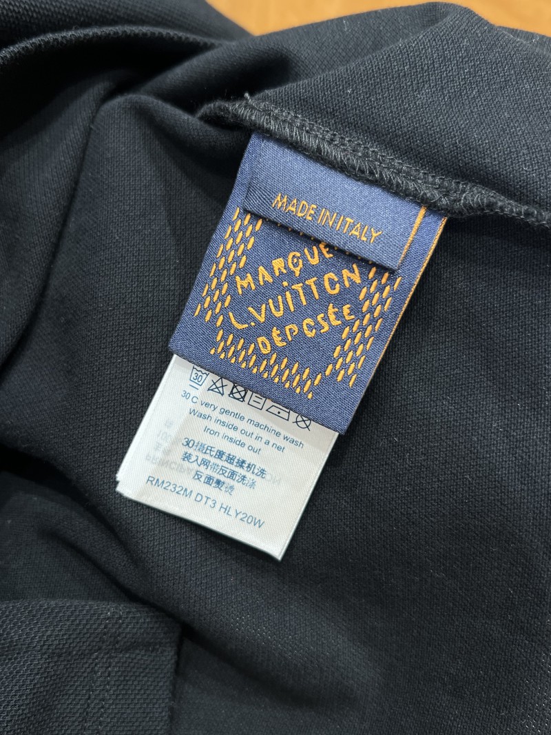LV Pocket-Print Short-Sleeve Polo Shirt 2 8