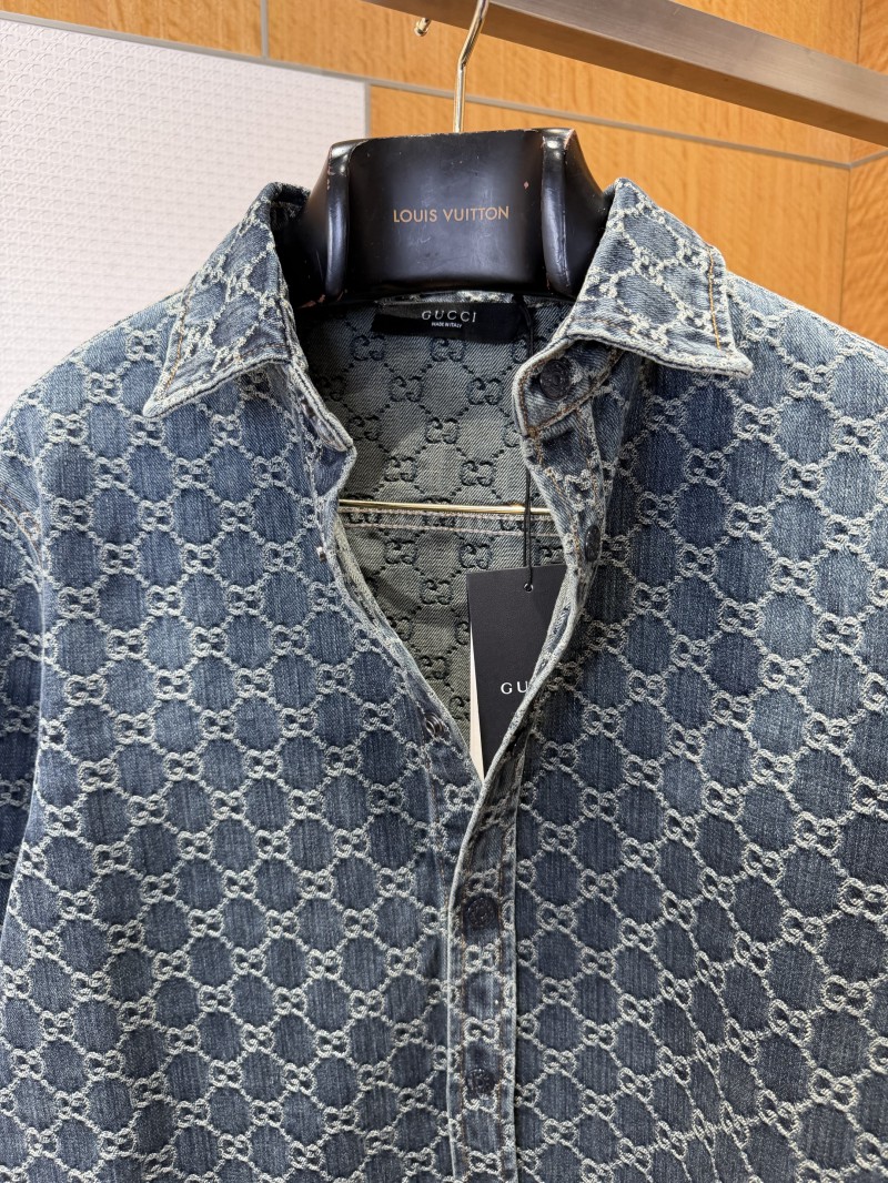 Gucci All-Over Print Denim Jacket 6