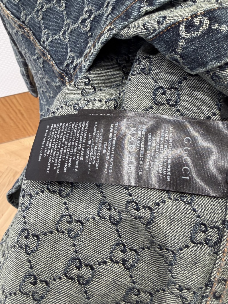 Gucci All-Over Print Denim Jacket 8