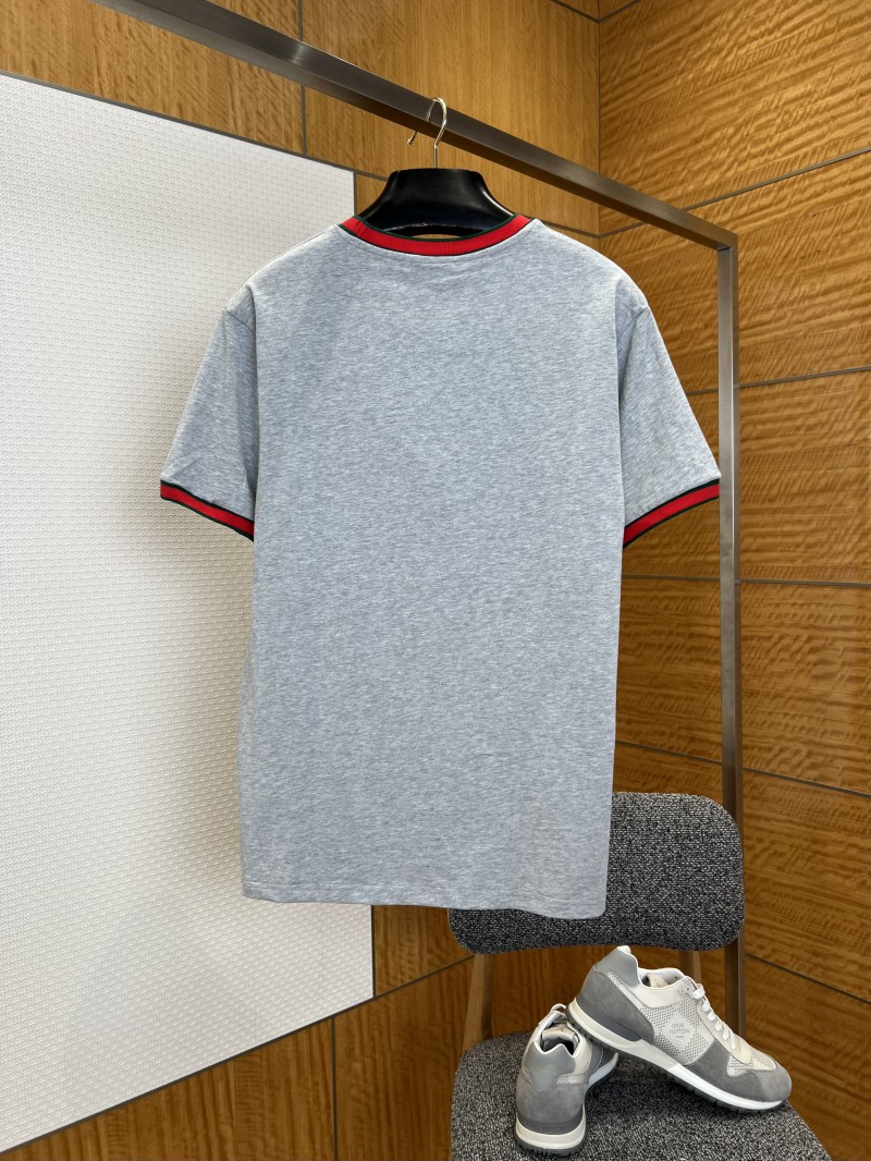 Gucci Letter Embroidered Cotton Short-Sleeve T-Shirt 1 1