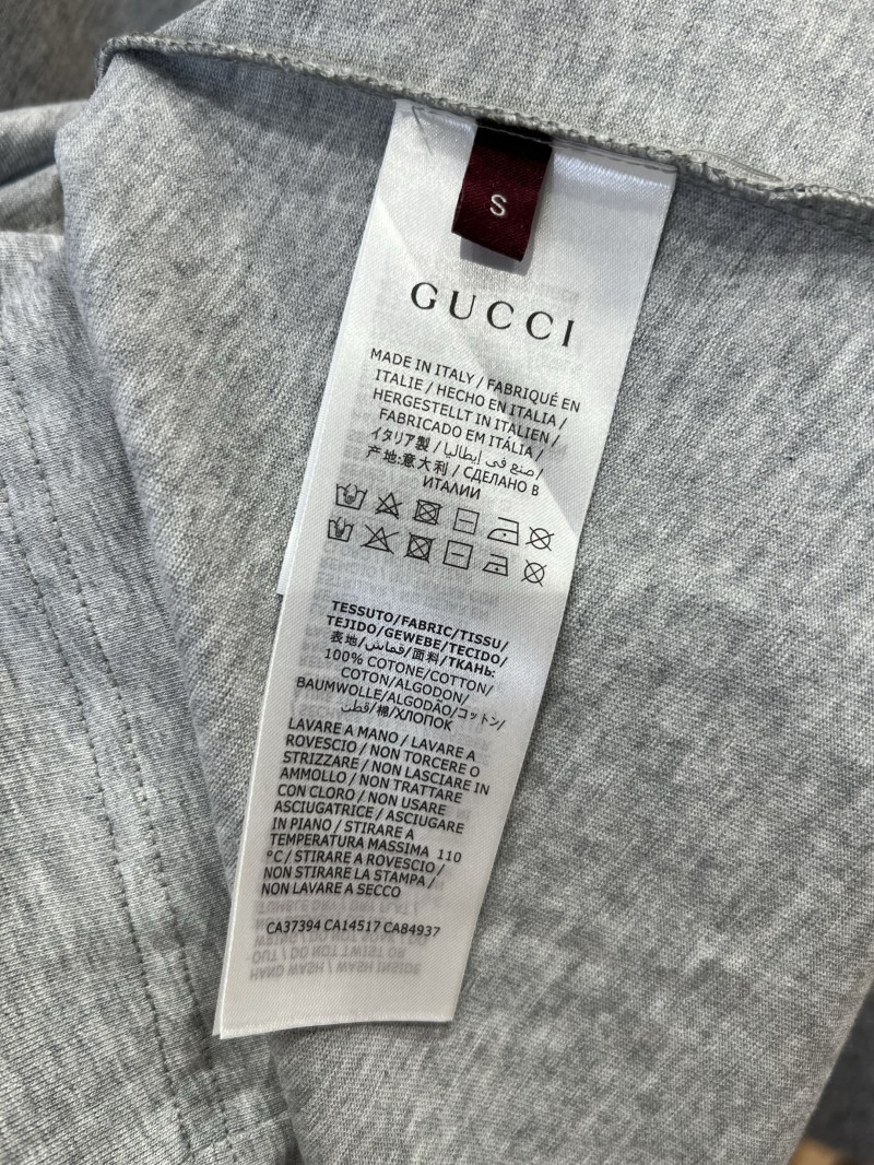 Gucci Letter Embroidered Cotton Short-Sleeve T-Shirt 1 8