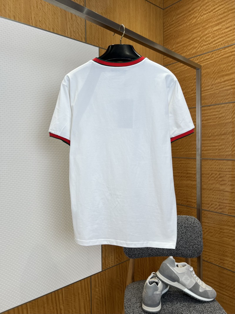 Gucci Letter Embroidered Cotton Short-Sleeve T-Shirt 2 1
