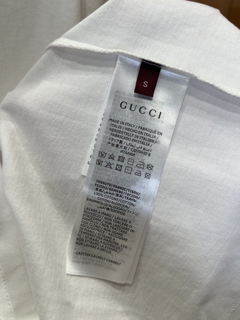 Gucci Letter Embroidered Cotton Short-Sleeve T-Shirt 2 8