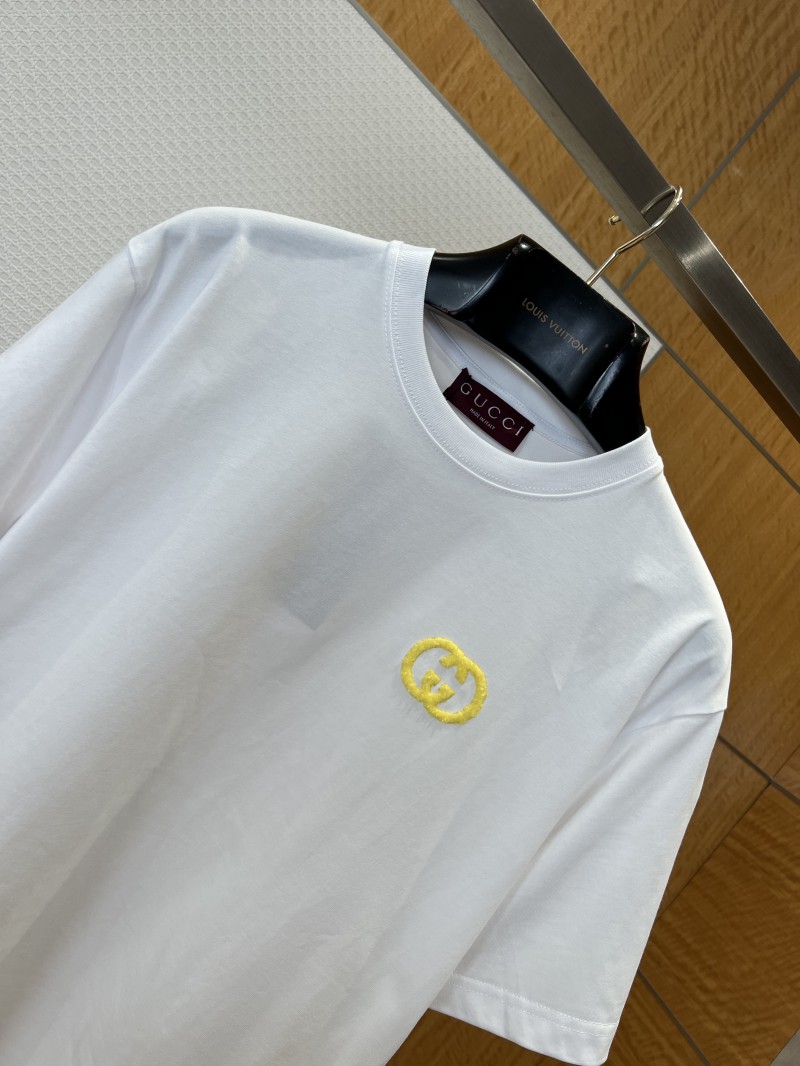 Gucci Logo Embroidered Cotton Crew-Neck Short-Sleeve T-Shirt 2