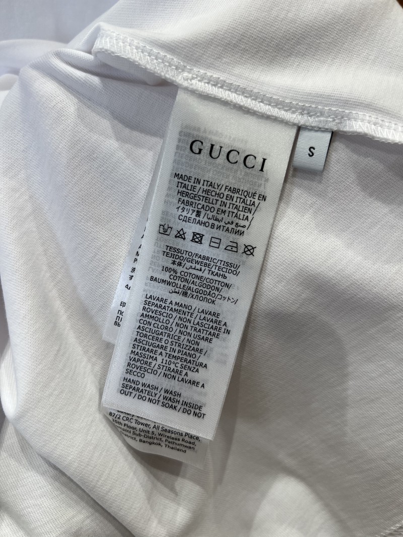 Gucci Logo Embroidered Cotton Crew-Neck Short-Sleeve T-Shirt 8