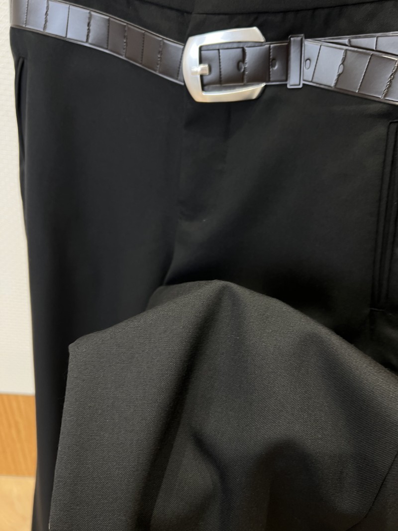 Prada Straight-Leg Belted Trousers 4