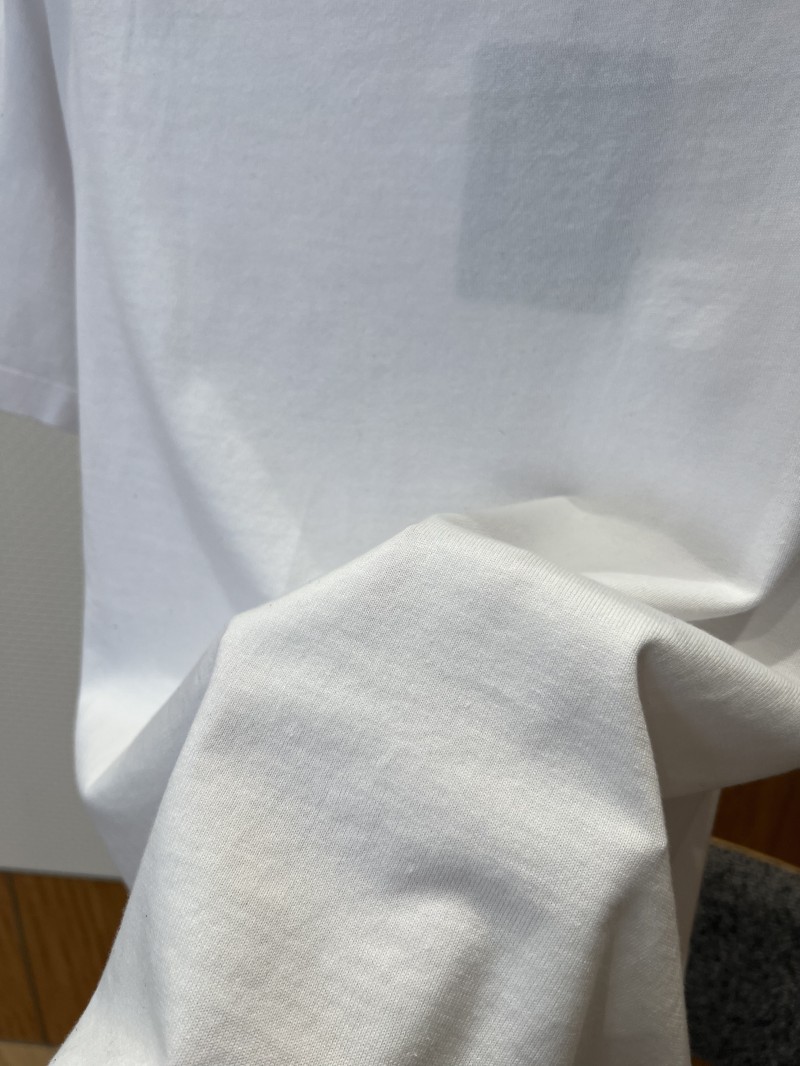 LV Logo Embroidered Knit Short-Sleeve T-Shirt 2 7