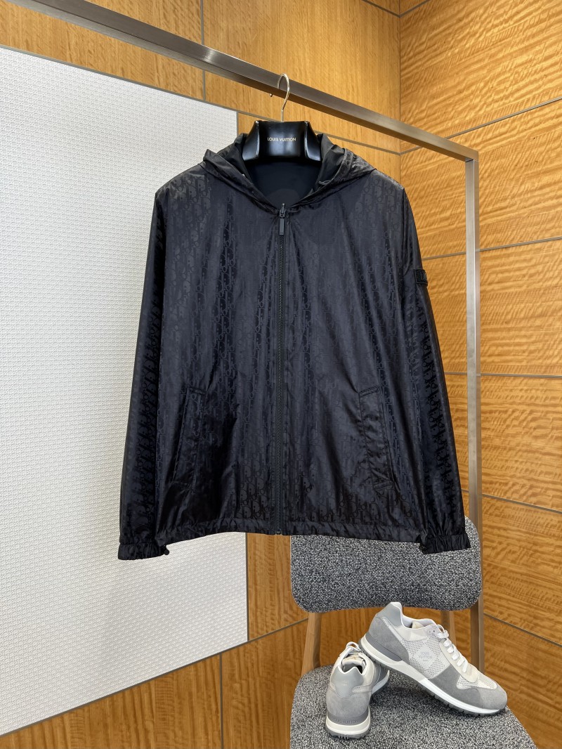 Dior Logo Reversible Hooded Jacket 1 2