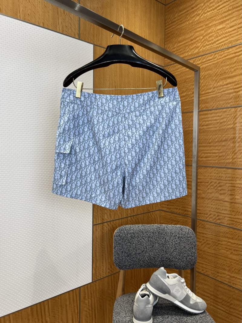 Dior All-Over Logo Drawstring Casual Shorts 1 1