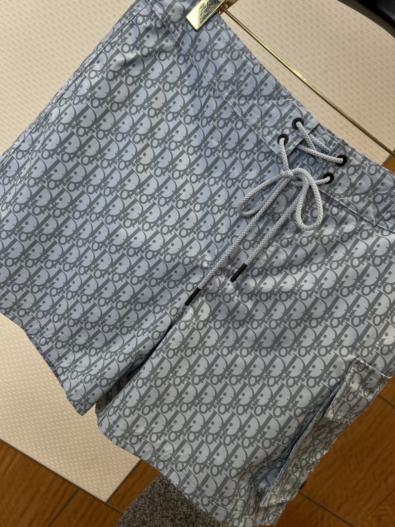 Dior All-Over Logo Drawstring Casual Shorts 1 3