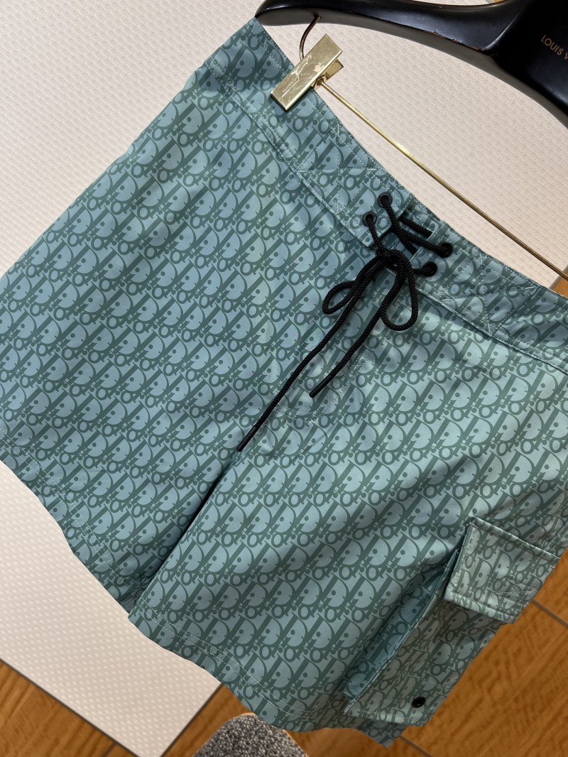 Dior All-Over Logo Drawstring Casual Shorts 2 3