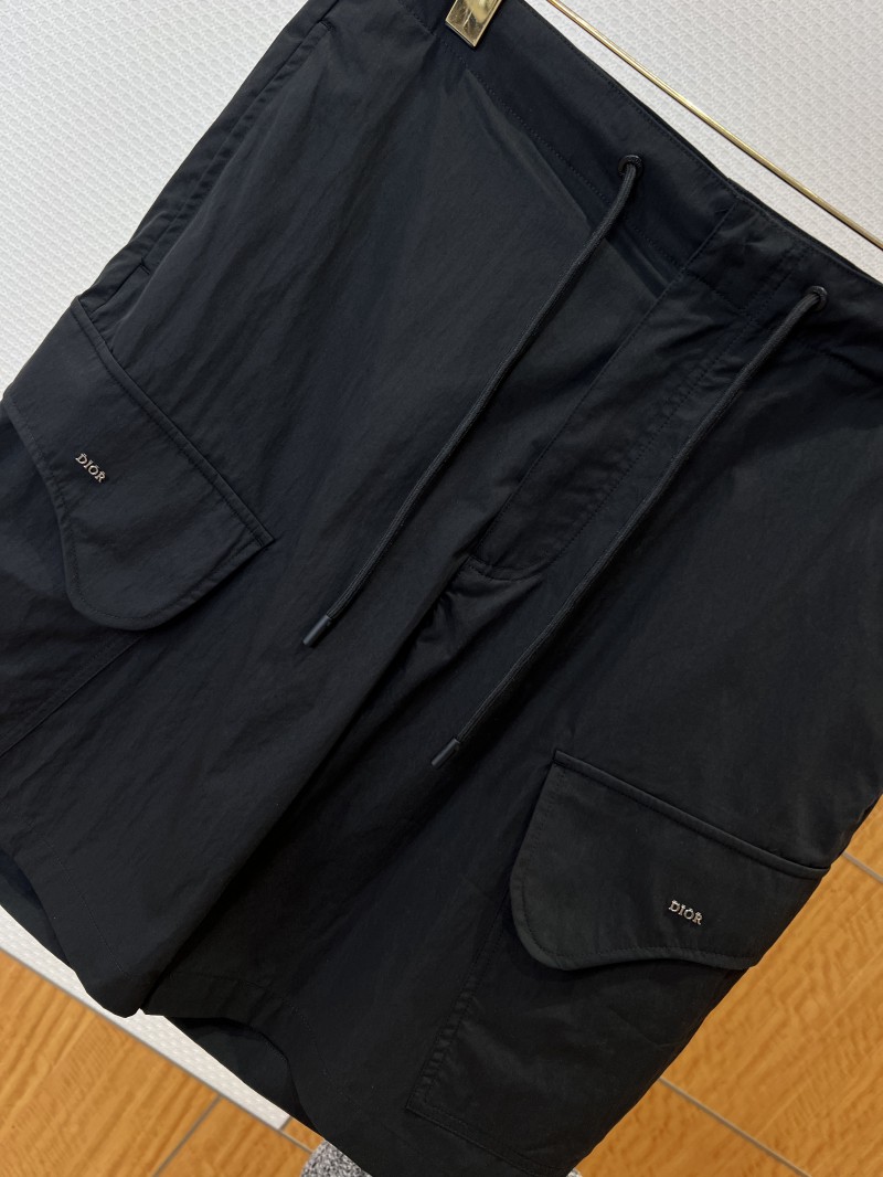 Dior Metal Logo Drawstring Work Shorts 1 3