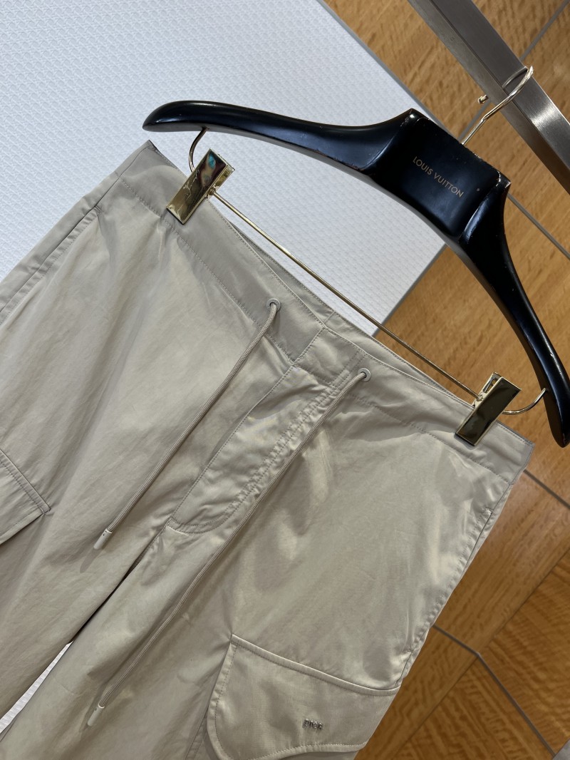 Dior Metal Logo Drawstring Work Shorts 2 2