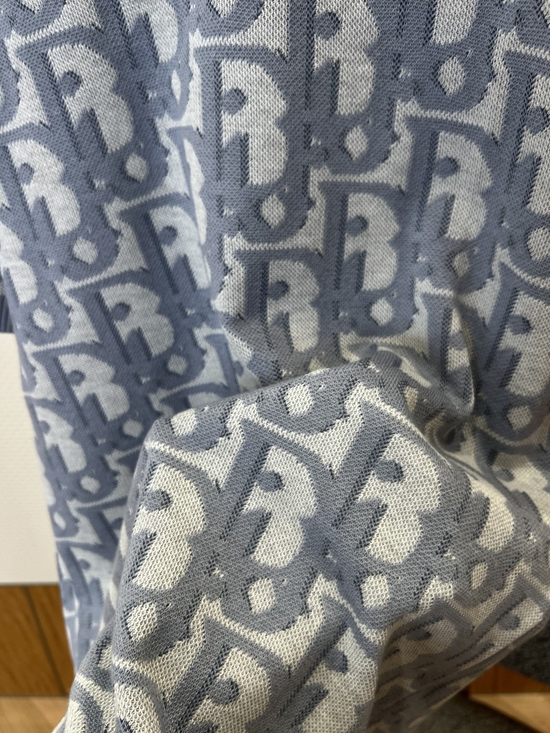 Dior All-Over Print Knit Short-Sleeve T-Shirt 4