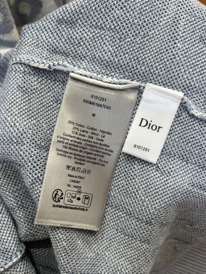 Dior All-Over Print Knit Short-Sleeve T-Shirt 8