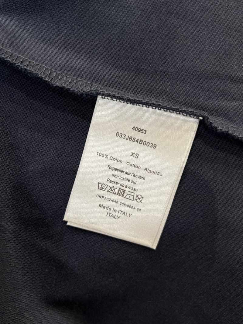 Dior Micro Logo Embroidered Crew-Neck Short-Sleeve T-Shirt 2 8