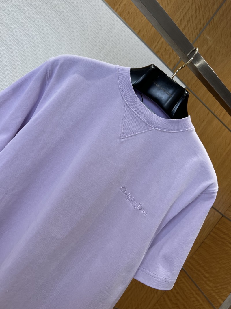 Dior Micro Logo Embroidered Crew-Neck Short-Sleeve T-Shirt 4 2