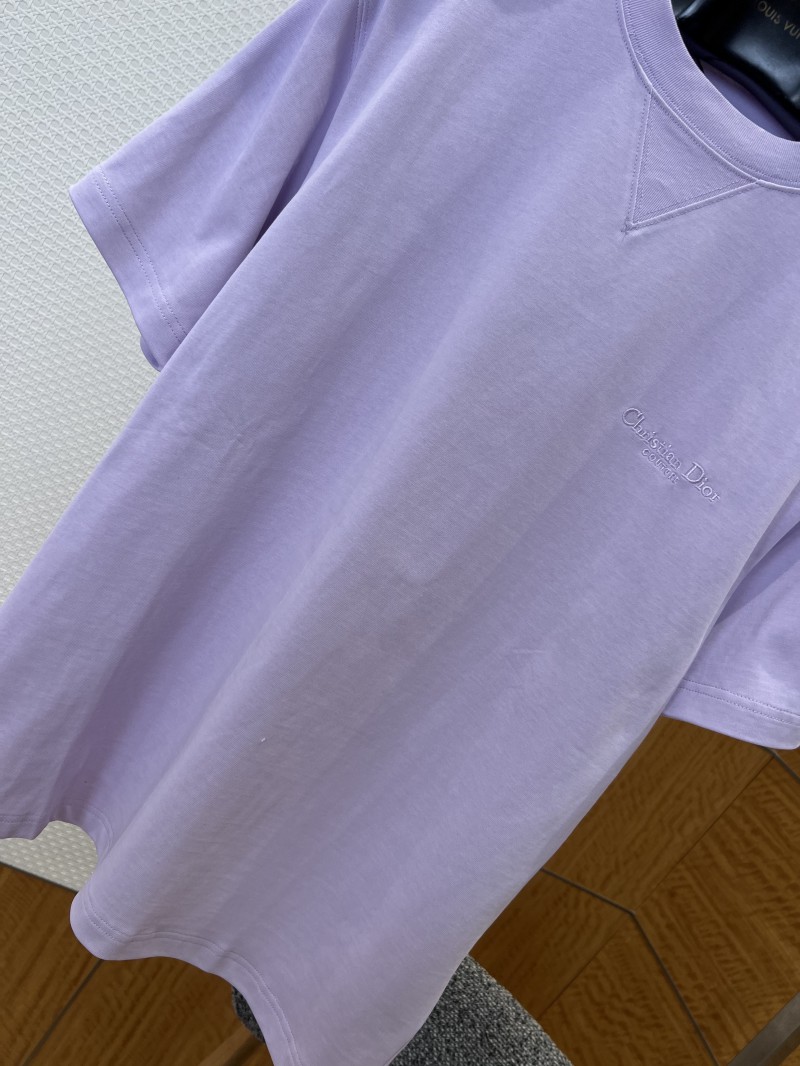 Dior Micro Logo Embroidered Crew-Neck Short-Sleeve T-Shirt 4 3