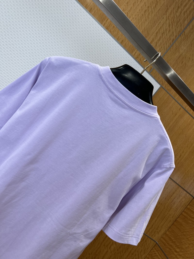 Dior Micro Logo Embroidered Crew-Neck Short-Sleeve T-Shirt 4 5