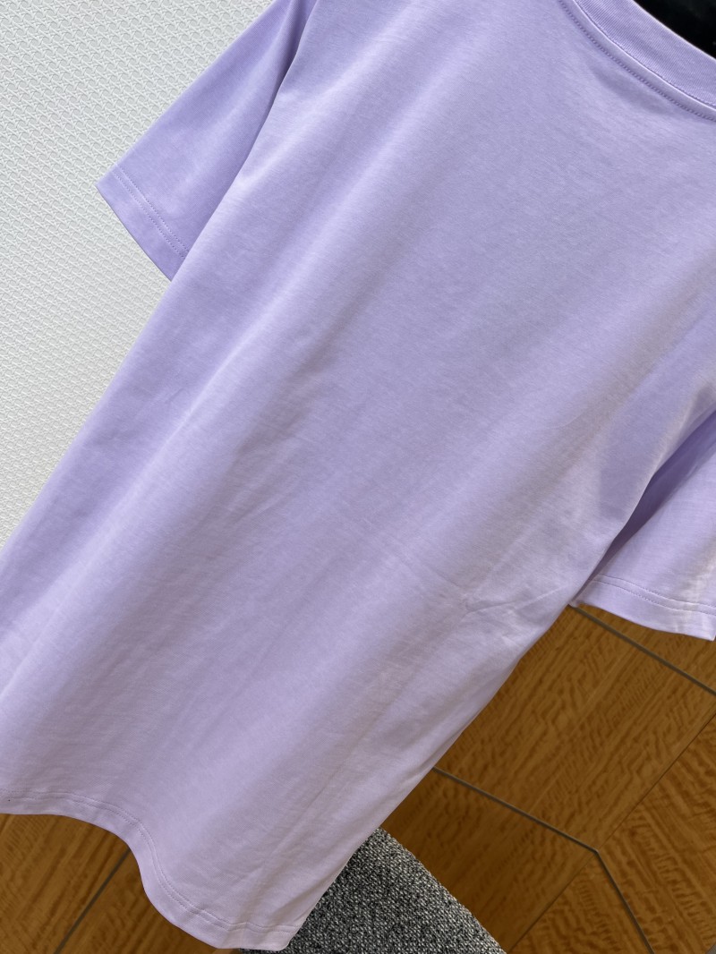 Dior Micro Logo Embroidered Crew-Neck Short-Sleeve T-Shirt 4 6