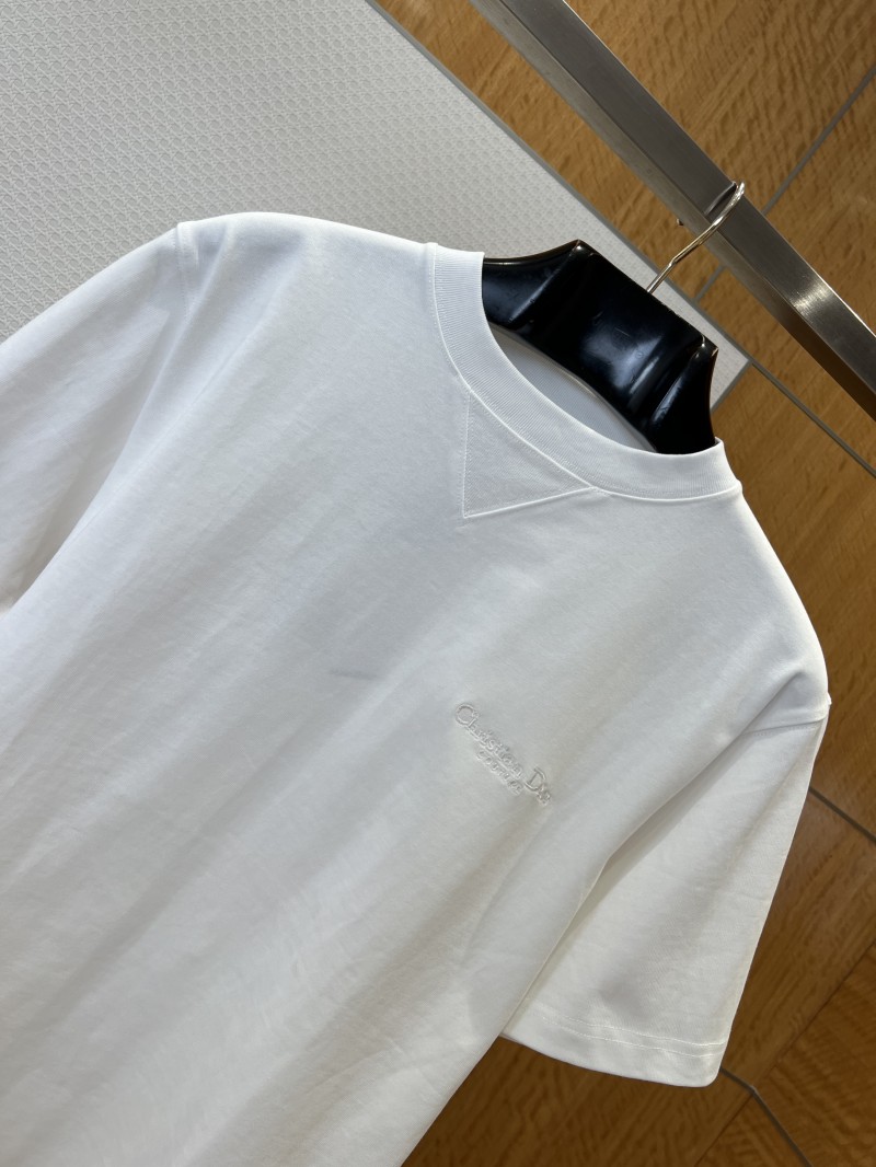 Dior Micro Logo Embroidered Crew-Neck Short-Sleeve T-Shirt 5 2