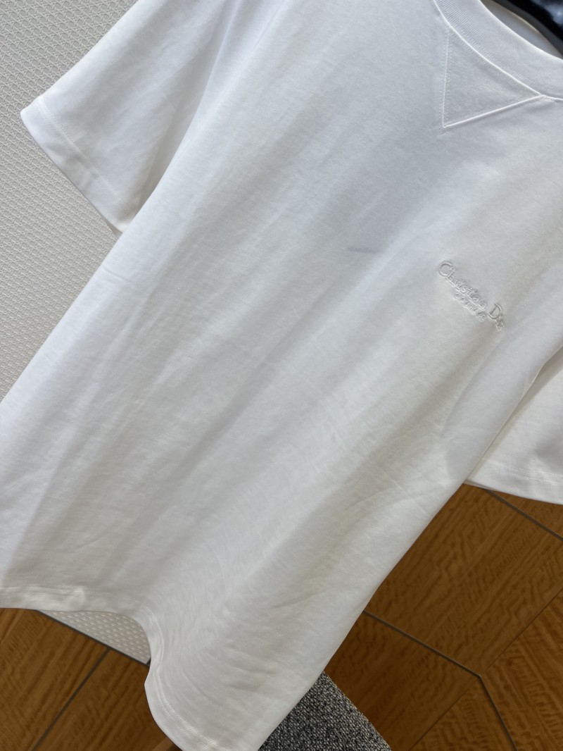 Dior Micro Logo Embroidered Crew-Neck Short-Sleeve T-Shirt 5 3