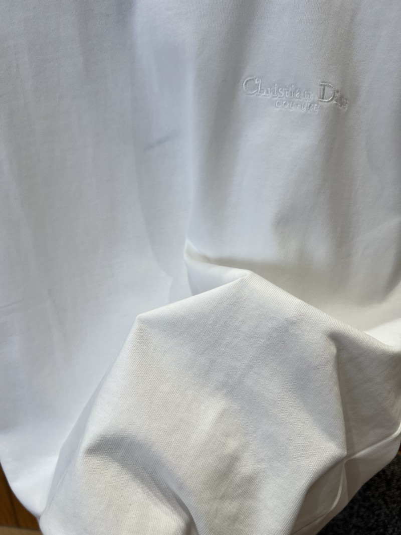 Dior Micro Logo Embroidered Crew-Neck Short-Sleeve T-Shirt 5 4