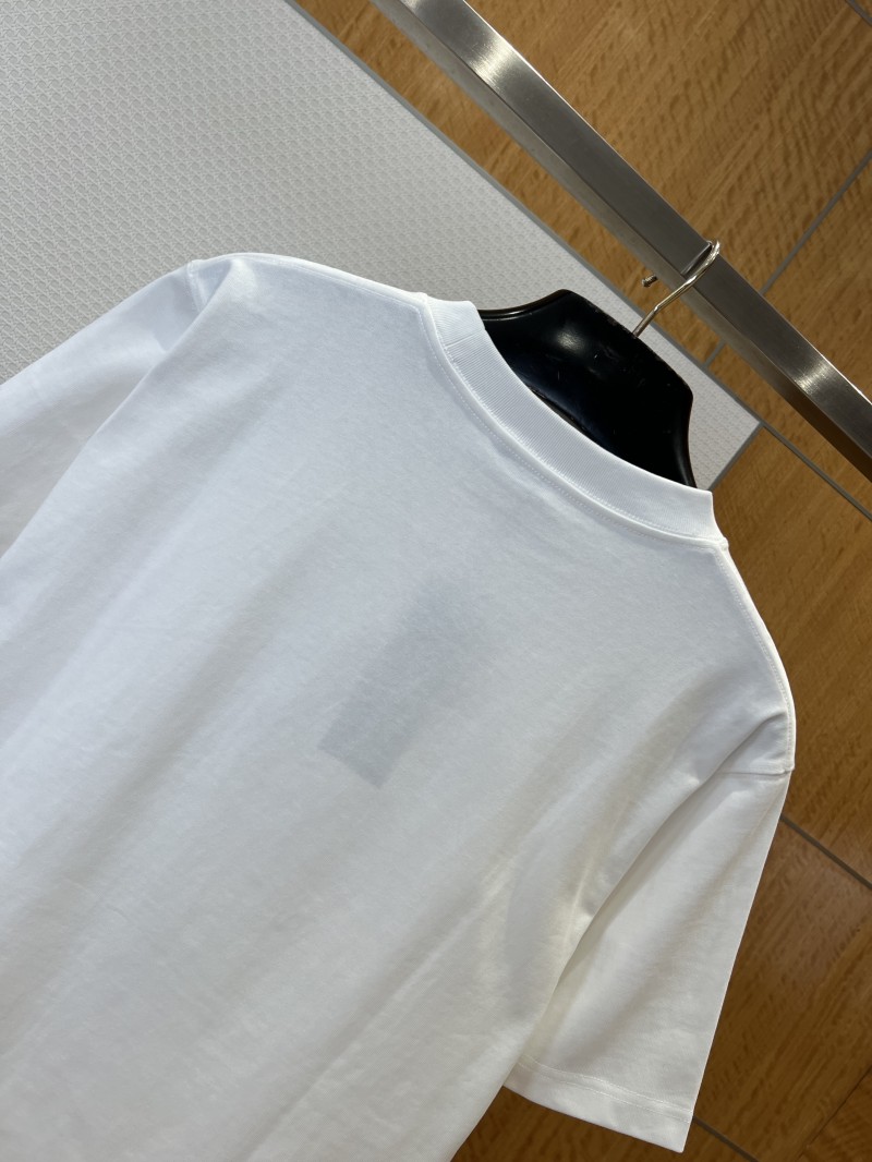 Dior Micro Logo Embroidered Crew-Neck Short-Sleeve T-Shirt 5 5