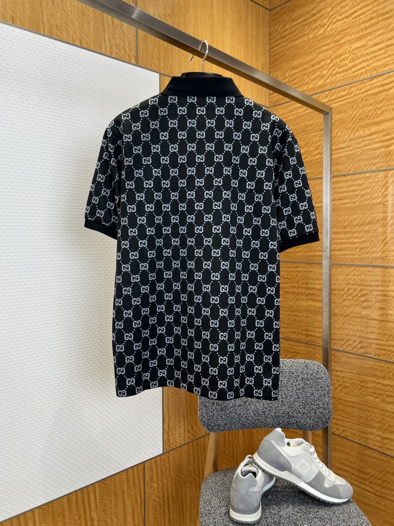 Gucci Double G All-Over Print Short-Sleeve Polo Shirt 1 1