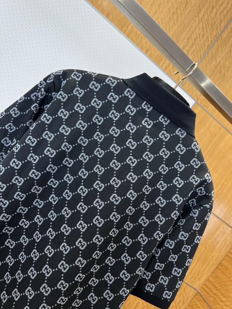 Gucci Double G All-Over Print Short-Sleeve Polo Shirt 1 5