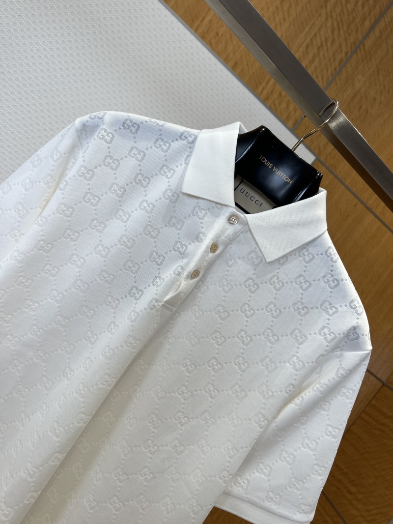 Gucci Double G All-Over Print Short-Sleeve Polo Shirt 2 2
