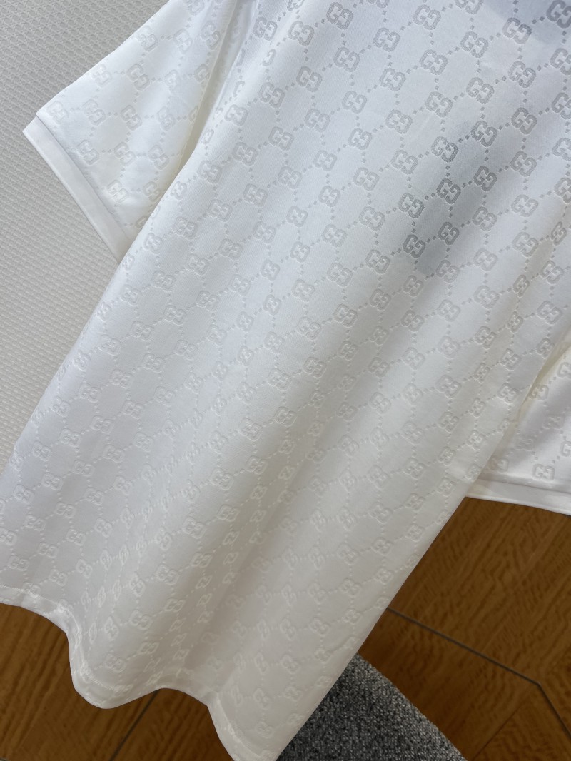 Gucci Double G All-Over Print Short-Sleeve Polo Shirt 2 6