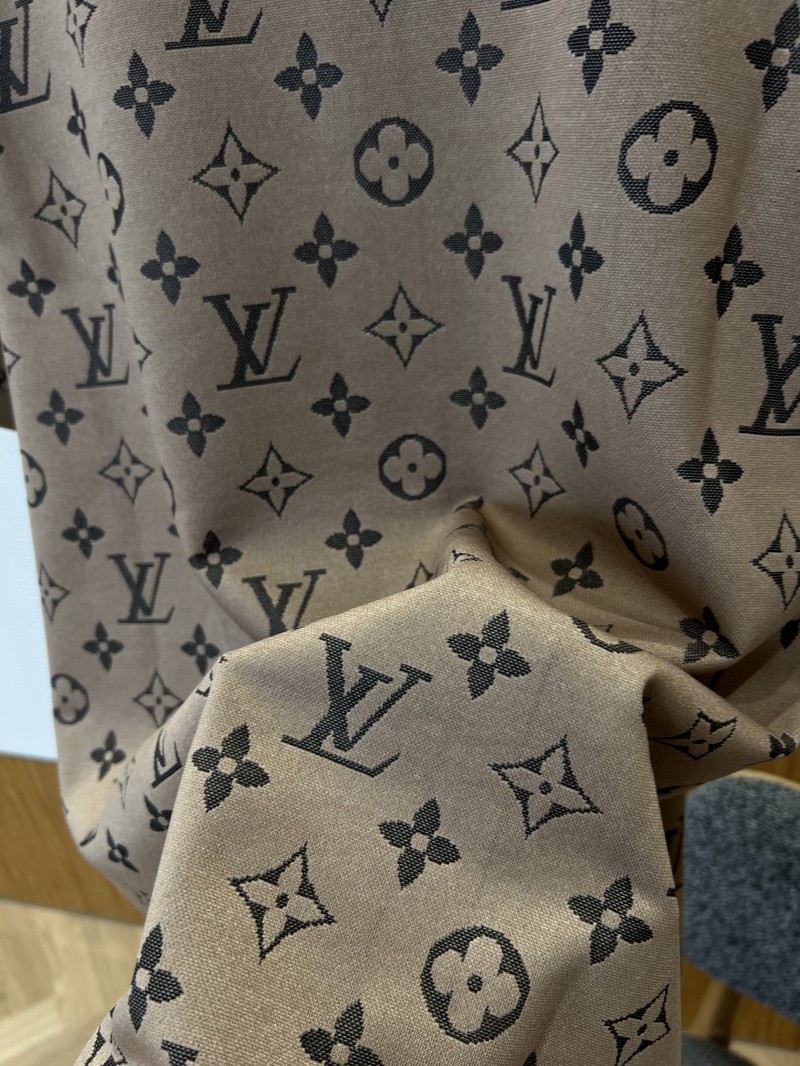 LV Classic Logo All-Over Print Short-Sleeve Polo Shirt 1 7