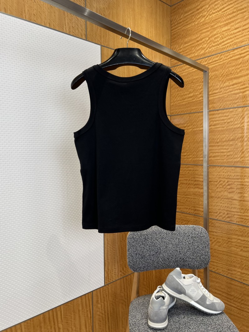Prada Enamel Triangle Logo Sleeveless Tank Top 1 1