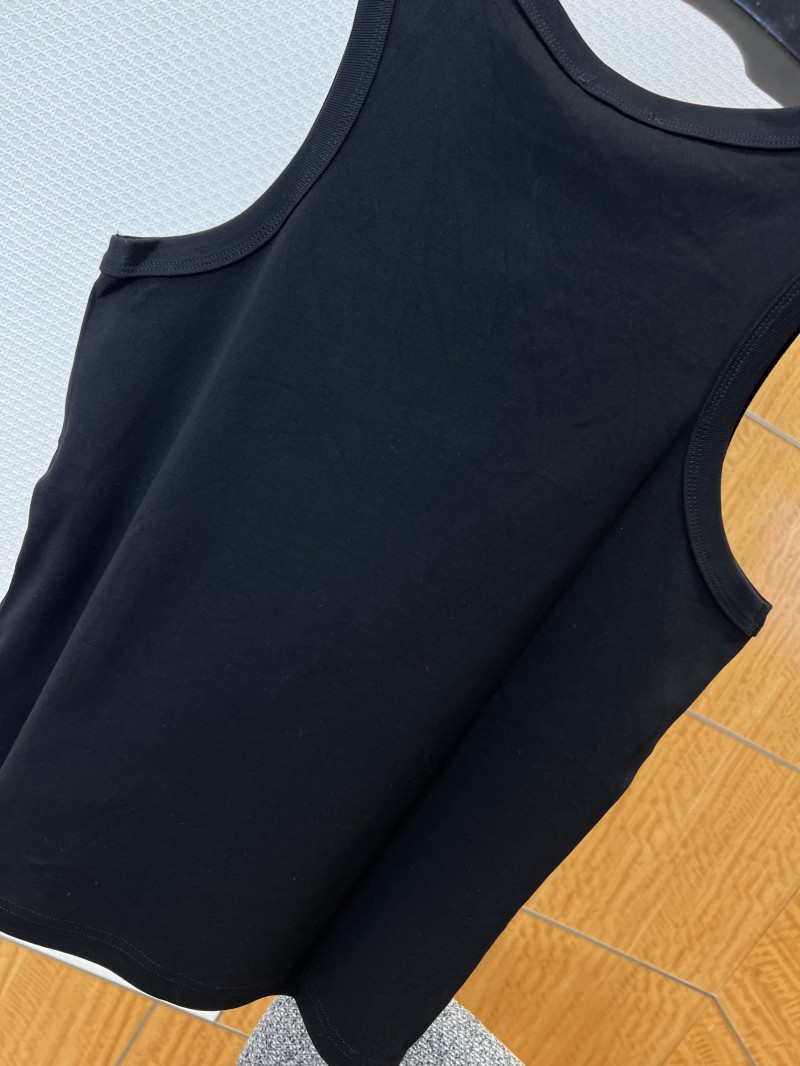 Prada Enamel Triangle Logo Sleeveless Tank Top 1 6