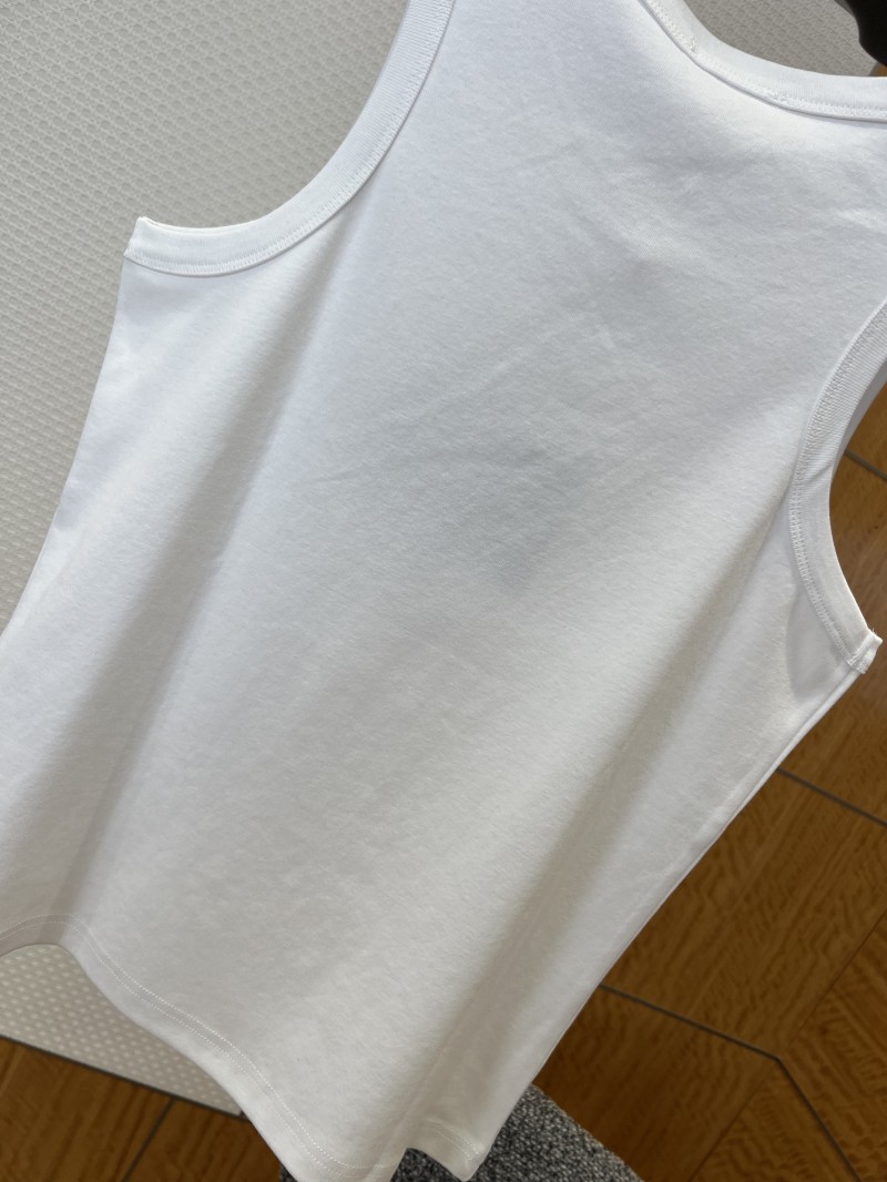 Prada Enamel Triangle Logo Sleeveless Tank Top 2 6