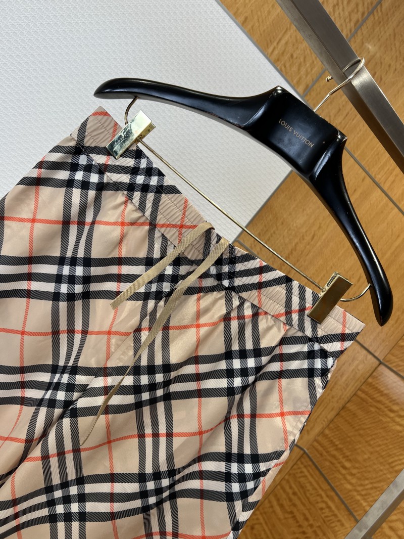 Prada Classic Checkered Drawstring Casual Shorts 2