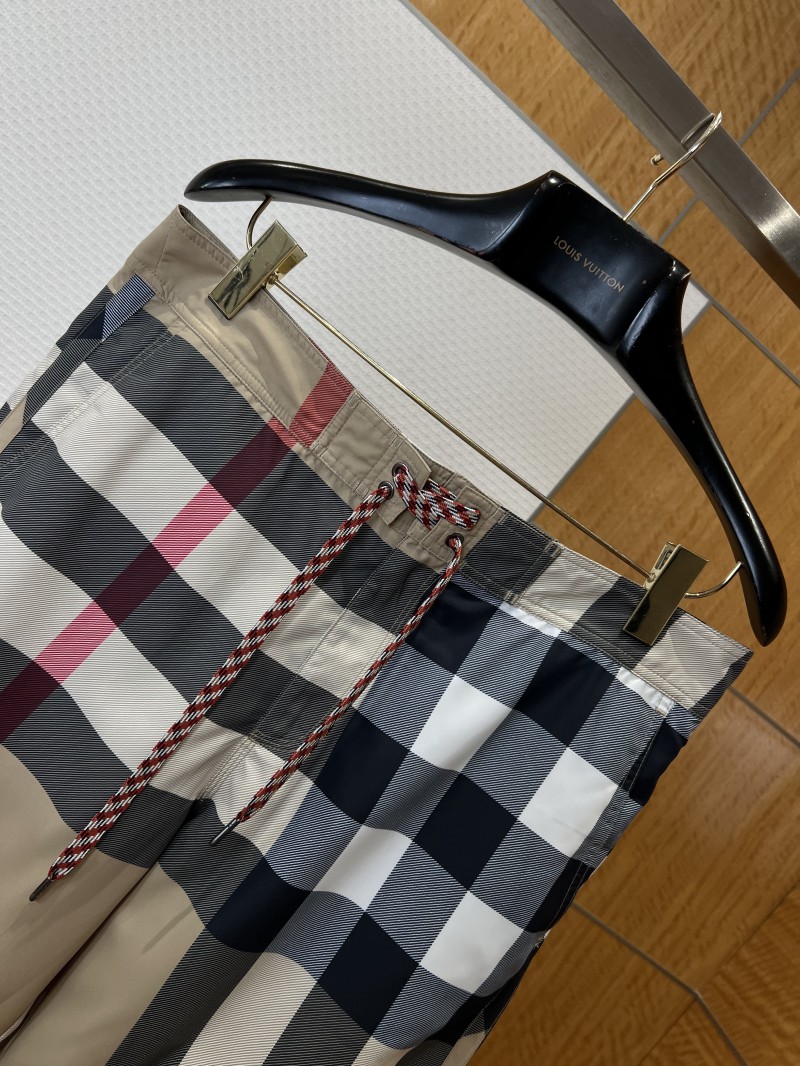 Prada Checkered Drawstring Casual Shorts 2