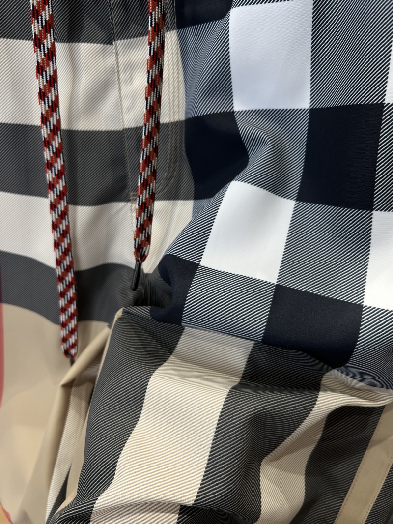 Prada Checkered Drawstring Casual Shorts 4