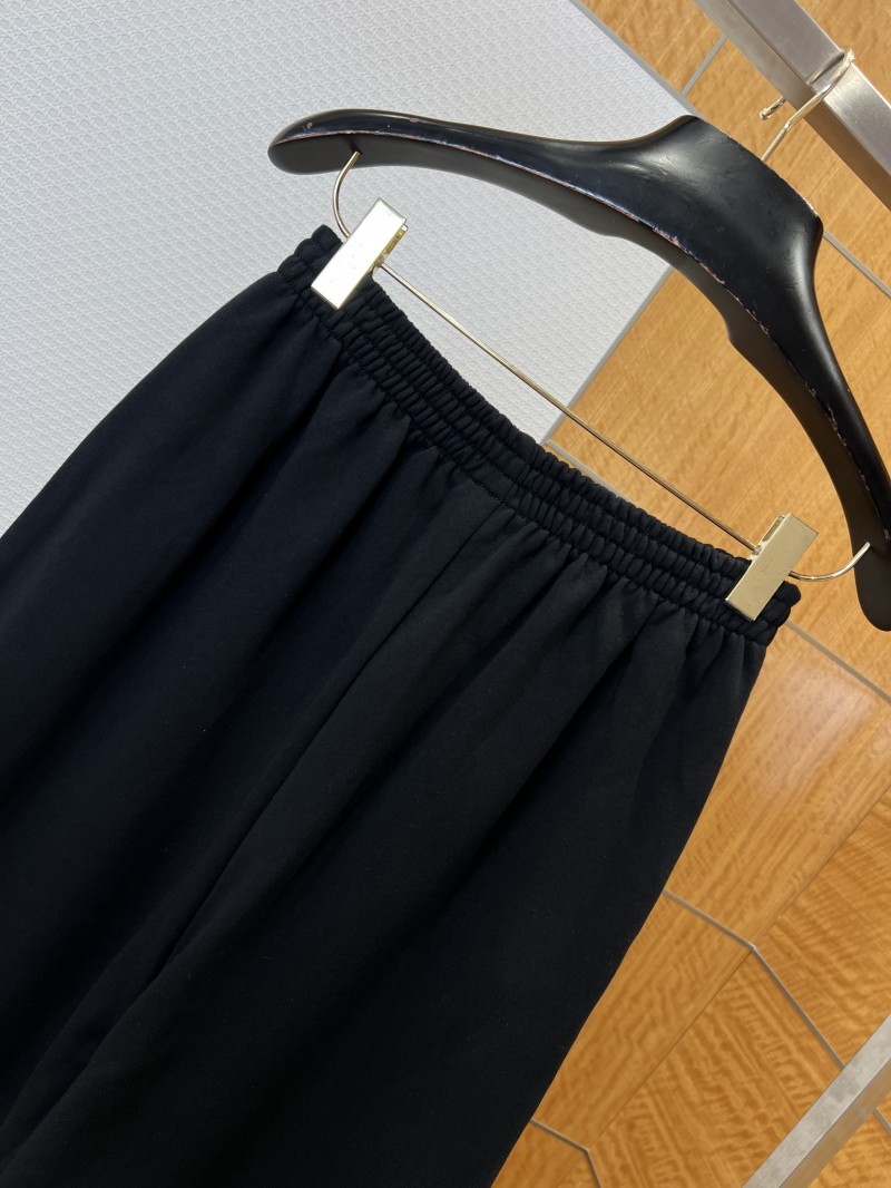Balenciaga Letter Logo Embroidered Wide-Leg Casual Sweatpants 5