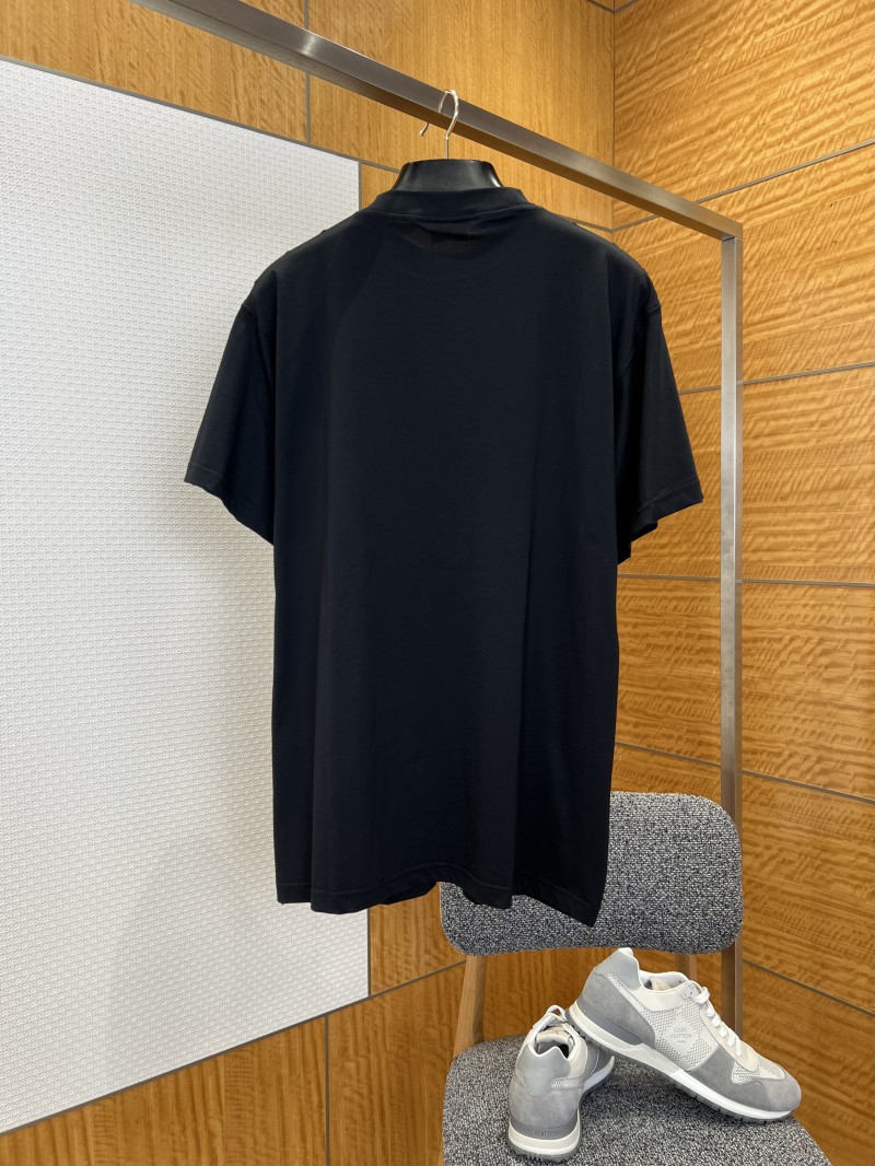 Balenciaga Gothic-Style Letter Print Embroidered Short-Sleeve T-Shirt 3 1