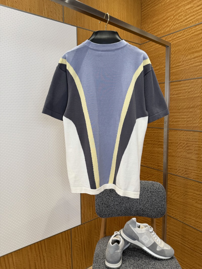 LV Embossed Letter Short-Sleeve T-Shirt 1